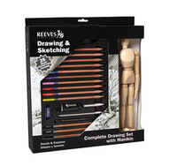 Reeves Complete Drawing Set With Manikin